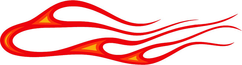 3c_flames_96 Graphic Flame Decal