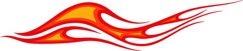 3c_flames_98 Graphic Flame Decal