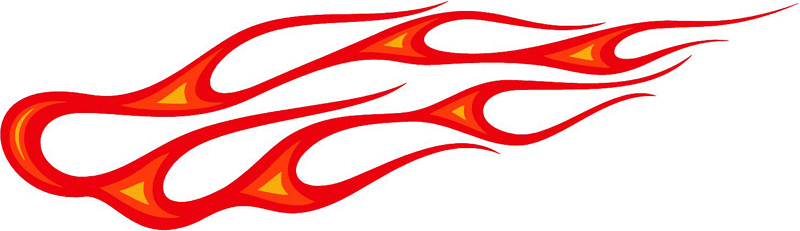 3c_flames_99 Graphic Flame Decal