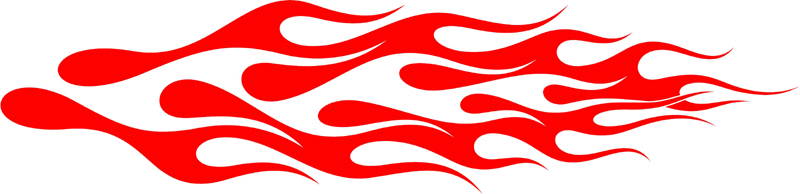 CLASSIC_04 Graphic Flame Decal