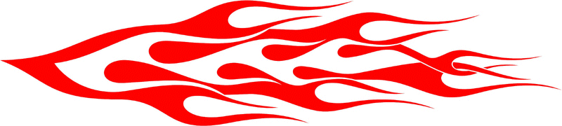CLASSIC_06 Graphic Flame Decal