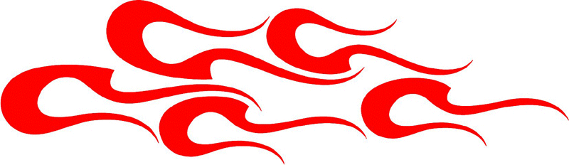 classic2_47 Graphic Flame Decal