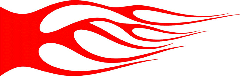 classic2_54 Graphic Flame Decal