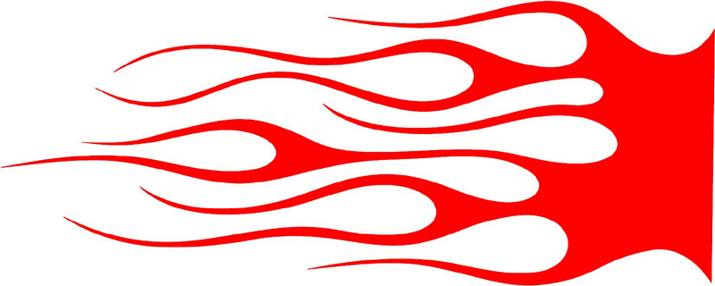 classic_red_20 Graphic Flame Decal