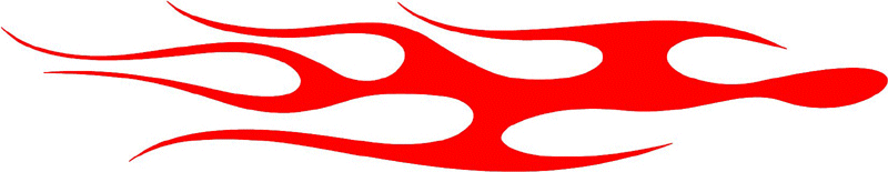 classic_red_22 Graphic Flame Decal