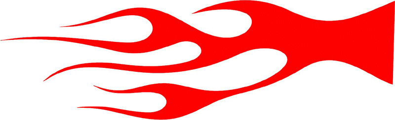 classic_red_32 Graphic Flame Decal