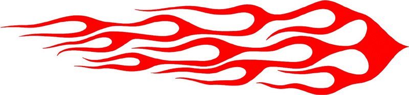 classic_red_37 Graphic Flame Decal