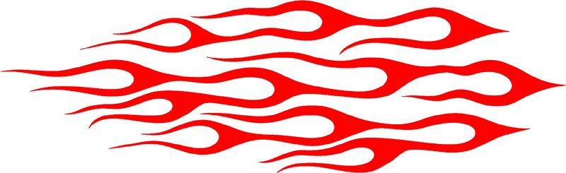 classic_red_38 Graphic Flame Decal