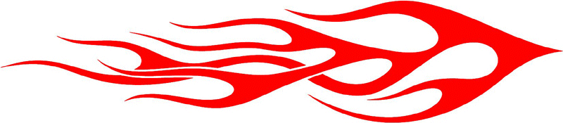 classic_red_62 Graphic Flame Decal