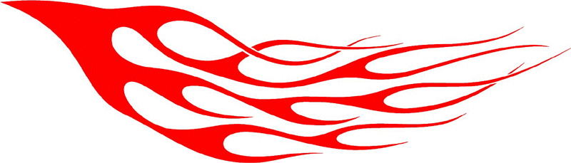 classic_red_97 Graphic Flame Decal