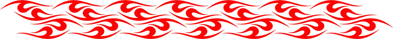 long_127 Long Flame Graphic Flame Decal