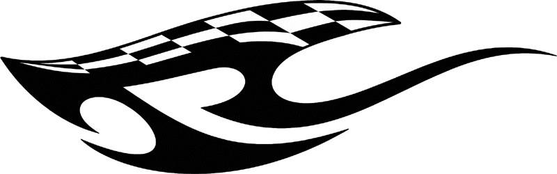 RACING_01 Racing Flames Graphic Flame Decal