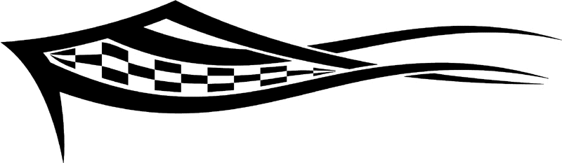 rt_043 Racing Tribal Graphic Flame Decal