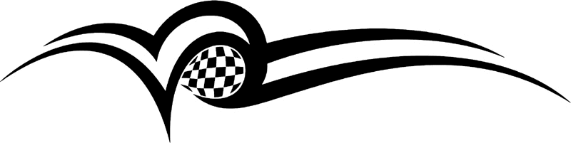 rt_060 Racing Tribal Graphic Flame Decal