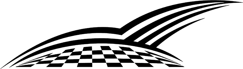 rt_094 Racing Tribal Graphic Flame Decal