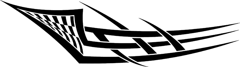 rt_112 Racing Tribal Graphic Flame Decal