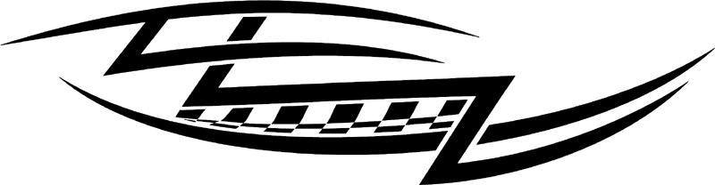 rt_113 Racing Tribal Graphic Flame Decal