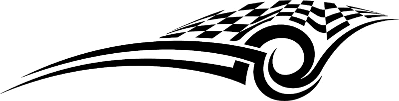 rt_122 Racing Tribal Graphic Flame Decal