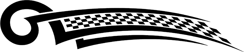 rt_132 Racing Tribal Graphic Flame Decal