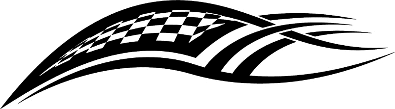 rt_135 Racing Tribal Graphic Flame Decal