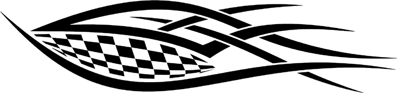 rt_136 Racing Tribal Graphic Flame Decal