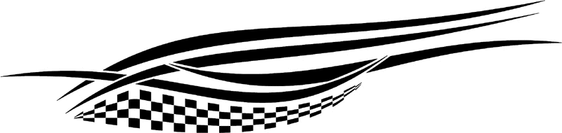 rt_142 Racing Tribal Graphic Flame Decal