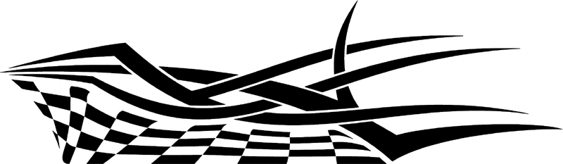 rt_143 Racing Tribal Graphic Flame Decal