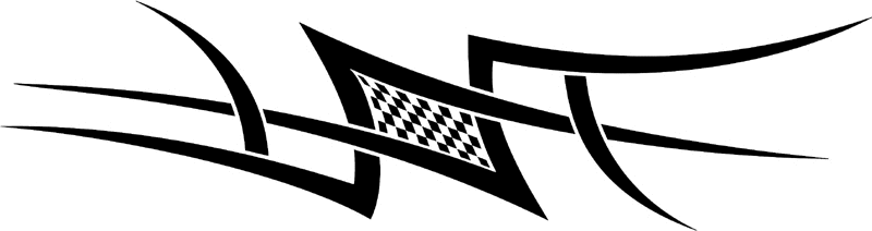 rt_147 Racing Tribal Graphic Flame Decal