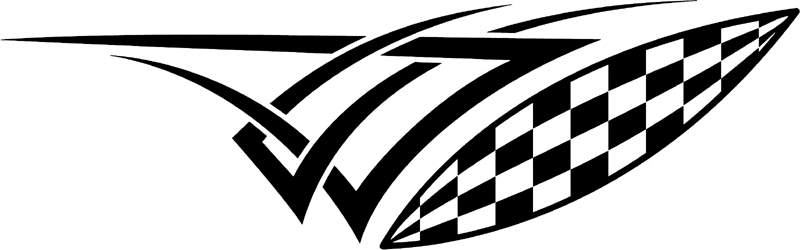 rt_162 Racing Tribal Graphic Flame Decal