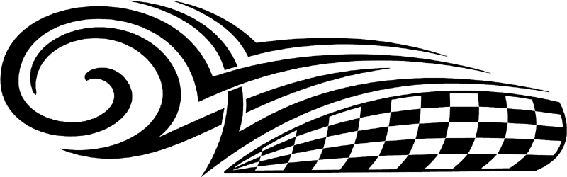 rt_175 Racing Tribal Graphic Flame Decal