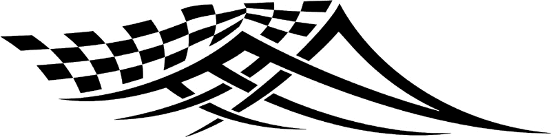 rt_184 Racing Tribal Graphic Flame Decal