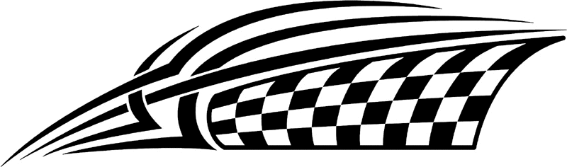 rt_186 Racing Tribal Graphic Flame Decal