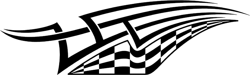 rt_187 Racing Tribal Graphic Flame Decal