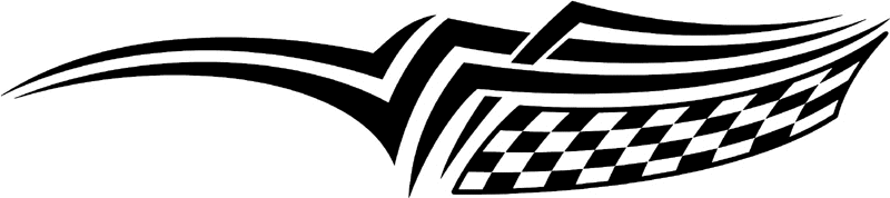 rt_188 Racing Tribal Graphic Flame Decal