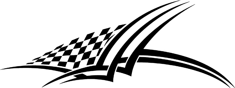 rt_194 Racing Tribal Graphic Flame Decal