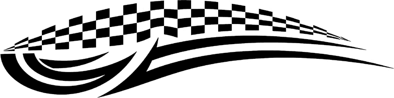 rt_195 Racing Tribal Graphic Flame Decal