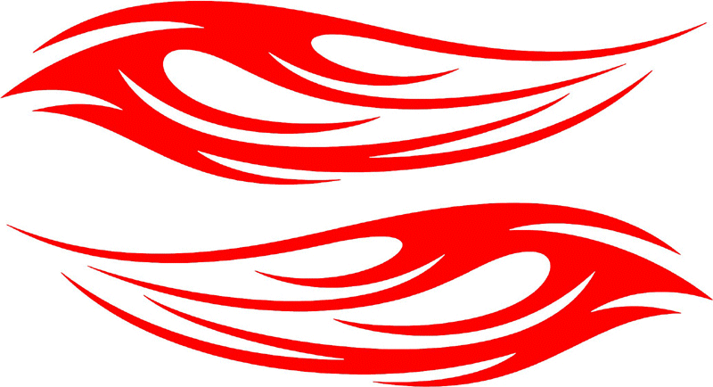 side_39 Side Flames Graphic Flame Decal