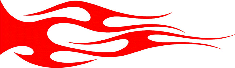 smart_00 Smart Tribal Flames Graphic Flame Decal