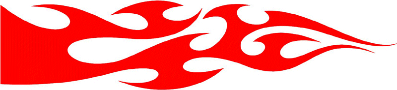 smart_15 Smart Tribal Flames Graphic Flame Decal