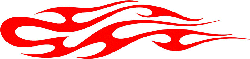 tribal_082 Tribal Flames Graphic Flame Decal