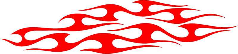 tribal_097 Tribal Flames Graphic Flame Decal