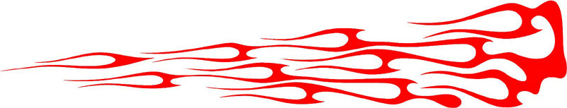 tribal_101 Tribal Flames Graphic Flame Decal