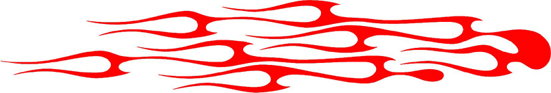 tribal_102 Tribal Flames Graphic Flame Decal