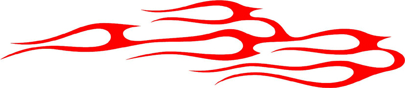 tribal_104 Tribal Flames Graphic Flame Decal