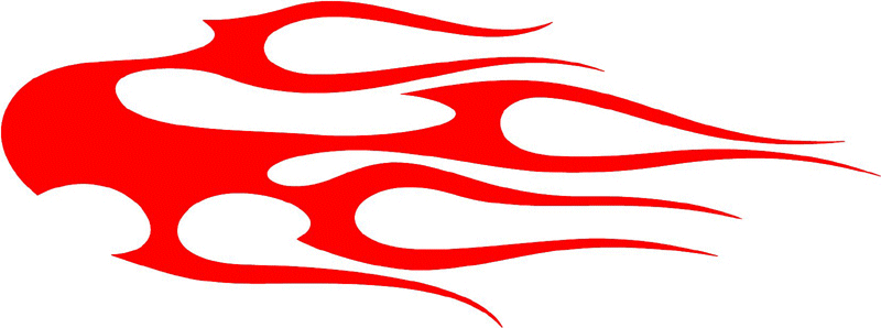 tribal_105 Tribal Flames Graphic Decal Stickers Customized Online