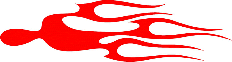 tribal_111 Tribal Flames Graphic Flame Decal