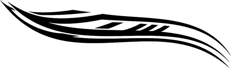 vt1_204 Automotive Tribal Graphic Flame Decal