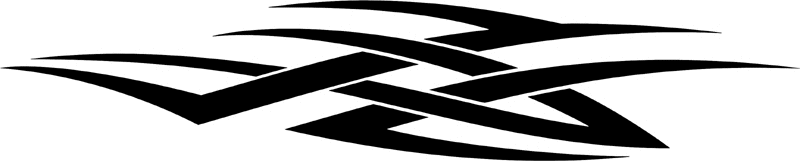 vt2_219 Automotive Tribal Graphic Flame Decal