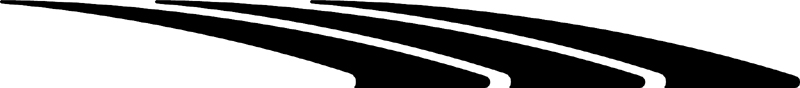 Victor stripes graphic decal. 108
