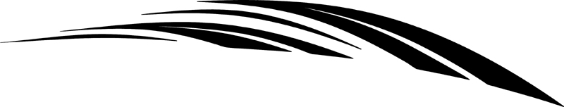 Blue Jay stripes vinyl decal. 276